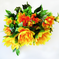 искусственные цветы букет лотос цвета желтый 1