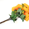 искусственные цветы пионы цвета оранжевый 2