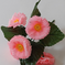 искусственные цветы фиалка-маргаритка цвета розовый 5